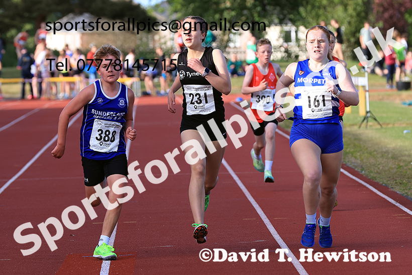 The 800 metres, 2025 NEGP No 2, Monkton Stadium, Wednesday, May 28th. Photo: David T. Hewitson/Sports for All Pics